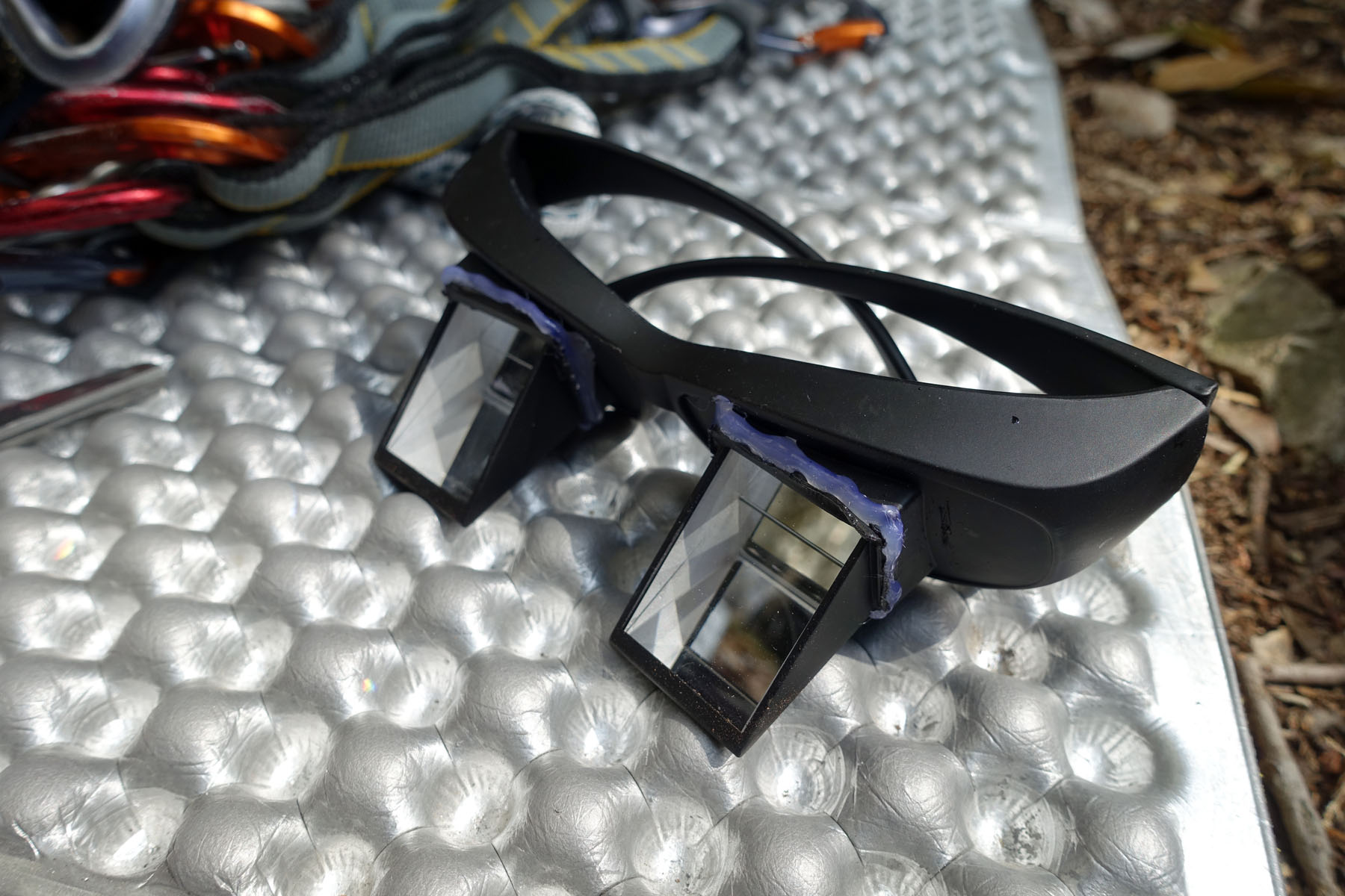 ビレイグラスを自作 ちょっとずつ登る